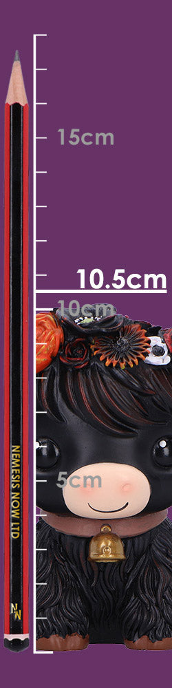 Moo Crew Dahlia Black Flower Cow 10.8cm 8