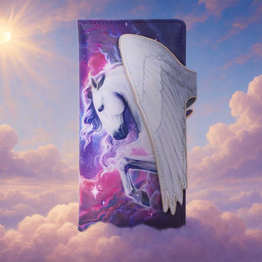 Mythical Flight Embossed Purse 18.5cm 7