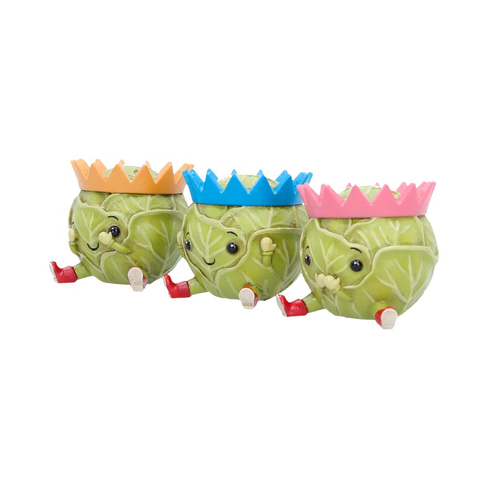 Three Wise Sprouts Figurine Set 5.2cm