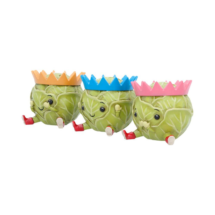 Three Wise Sprouts Figurine Set 5.2cm