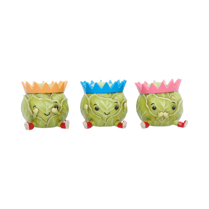 Three Wise Sprouts Figurine Set 5.2cm