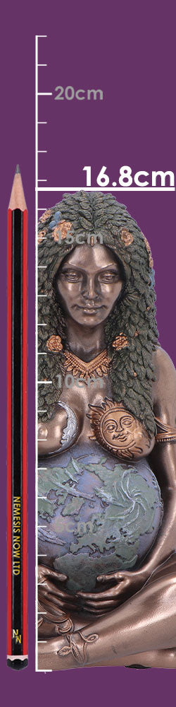 Mother Earth Art Bronze Figurine 16.8cm 8