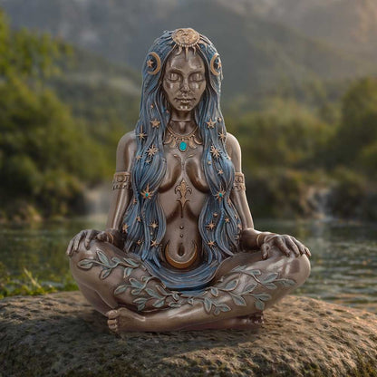 Celestial Goddess Art Bronze Figurine 17cm 7