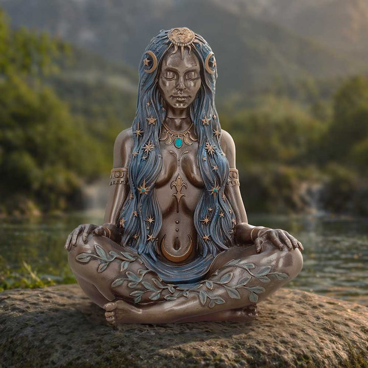 Celestial Goddess Art Bronze Figurine 17cm 7