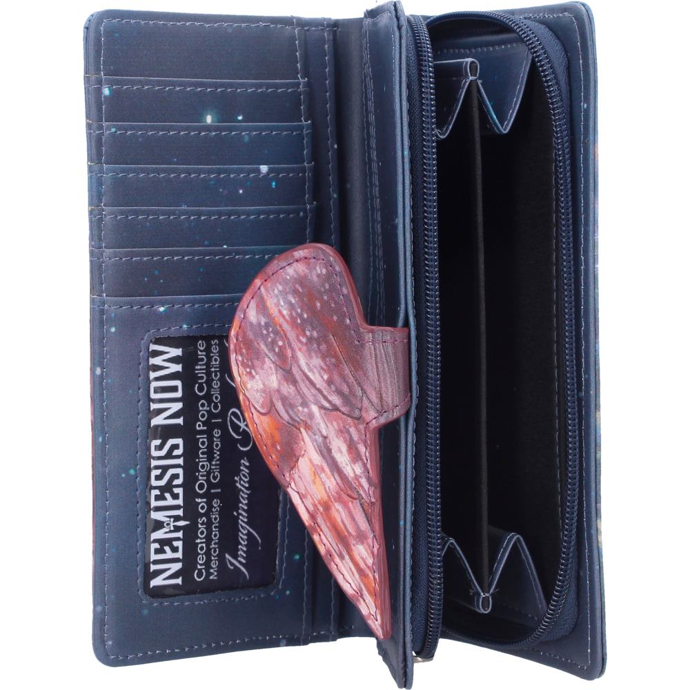 Moonlit Flight Embossed Purse 18.5cm 5
