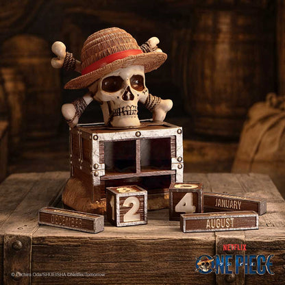 One Piece Luffy Jolly Roger Perpetual Calendar 15.8cm 8