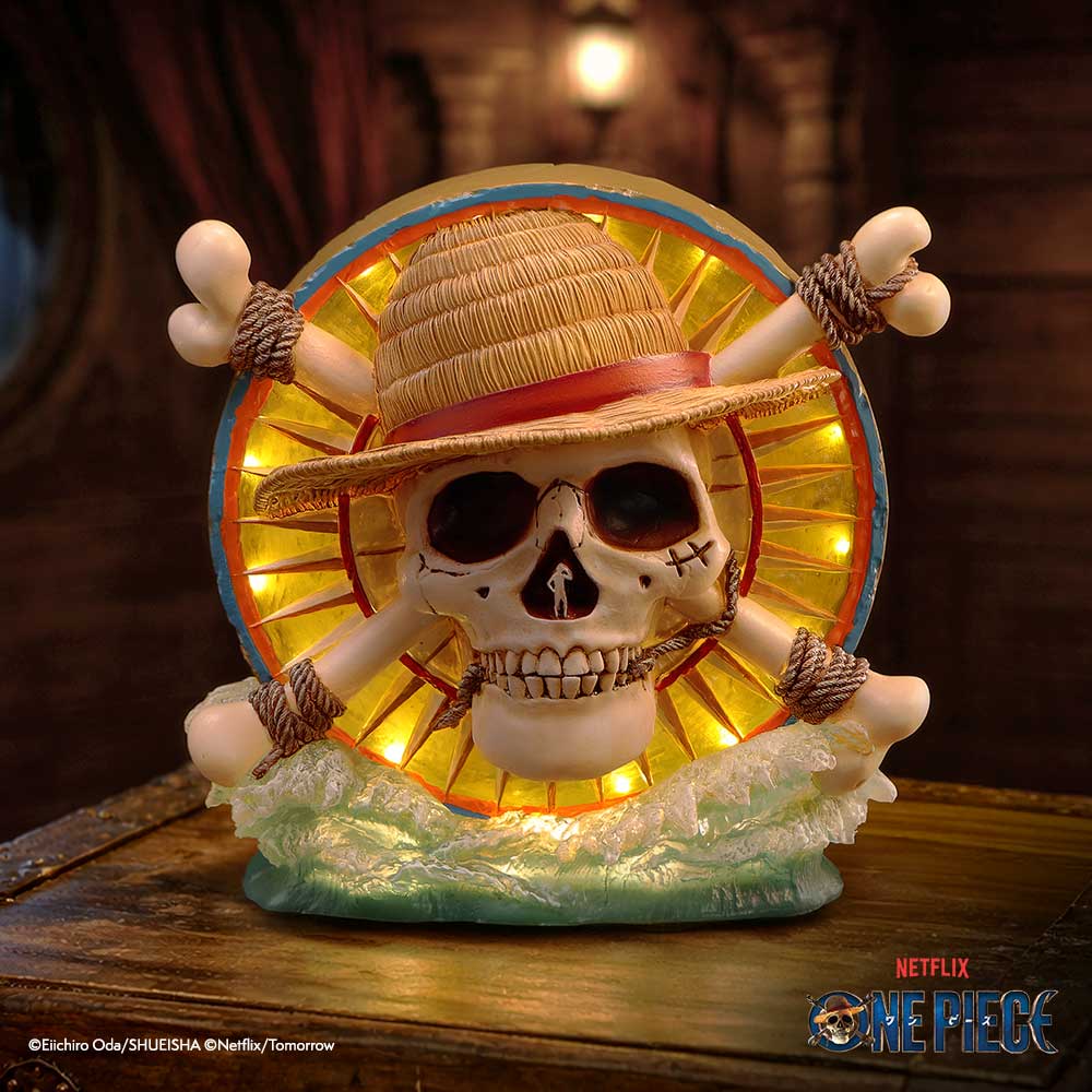 One Piece Luffy Jolly Roger LED Lamp 20.2cm 7
