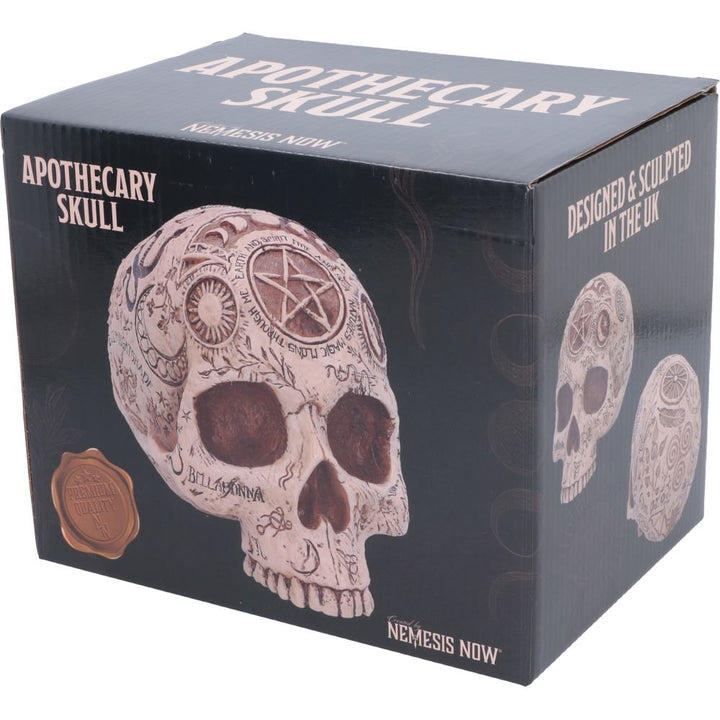 Apothecary Skull Figurine 14cm