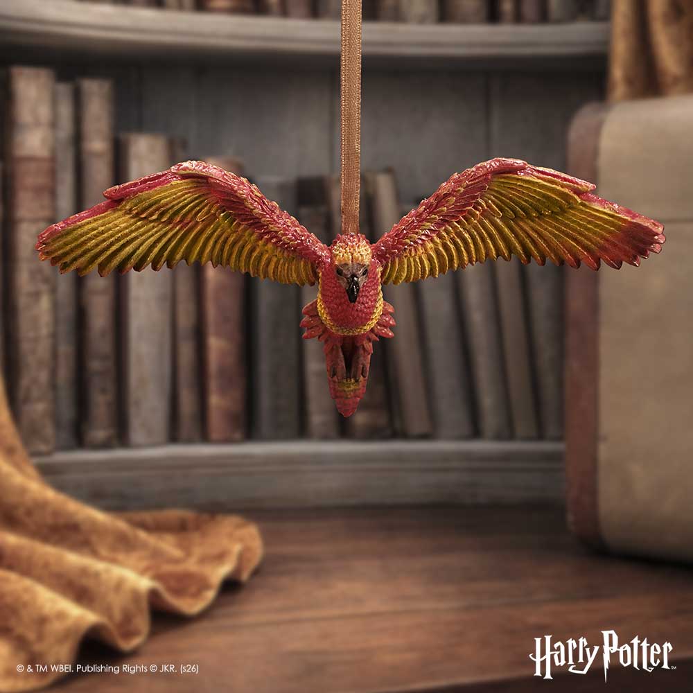 Harry Potter Fawkes in Flight Hanging Ornament 8.2cm 6