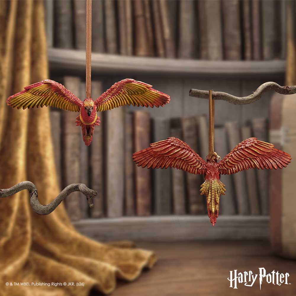 Harry Potter Fawkes in Flight Hanging Ornament 8.2cm 7