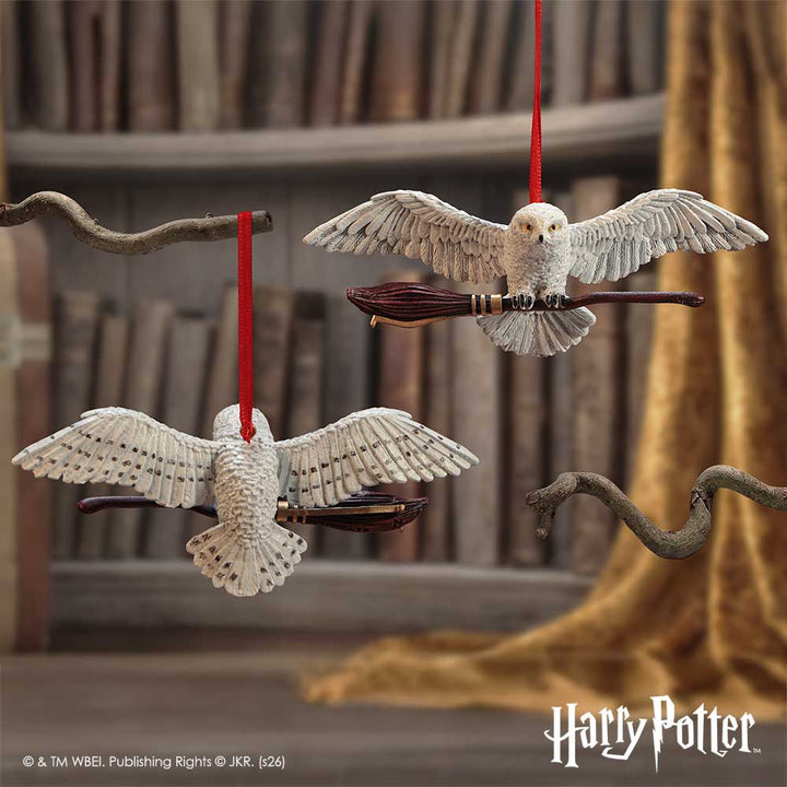 Harry Potter Hedwig in Flight Hanging Ornament 5.4cm