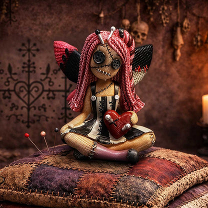 The Stitchlings Pinny Thimble Voodoo Figurine 9.7cm 7