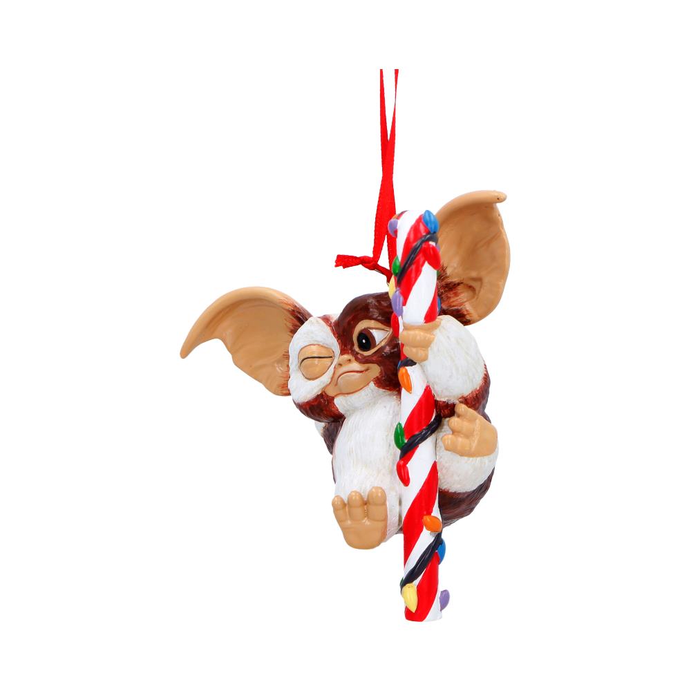 Gremlins Gizmo Festive Candy Cane Hanging Ornament 10.5cm 2