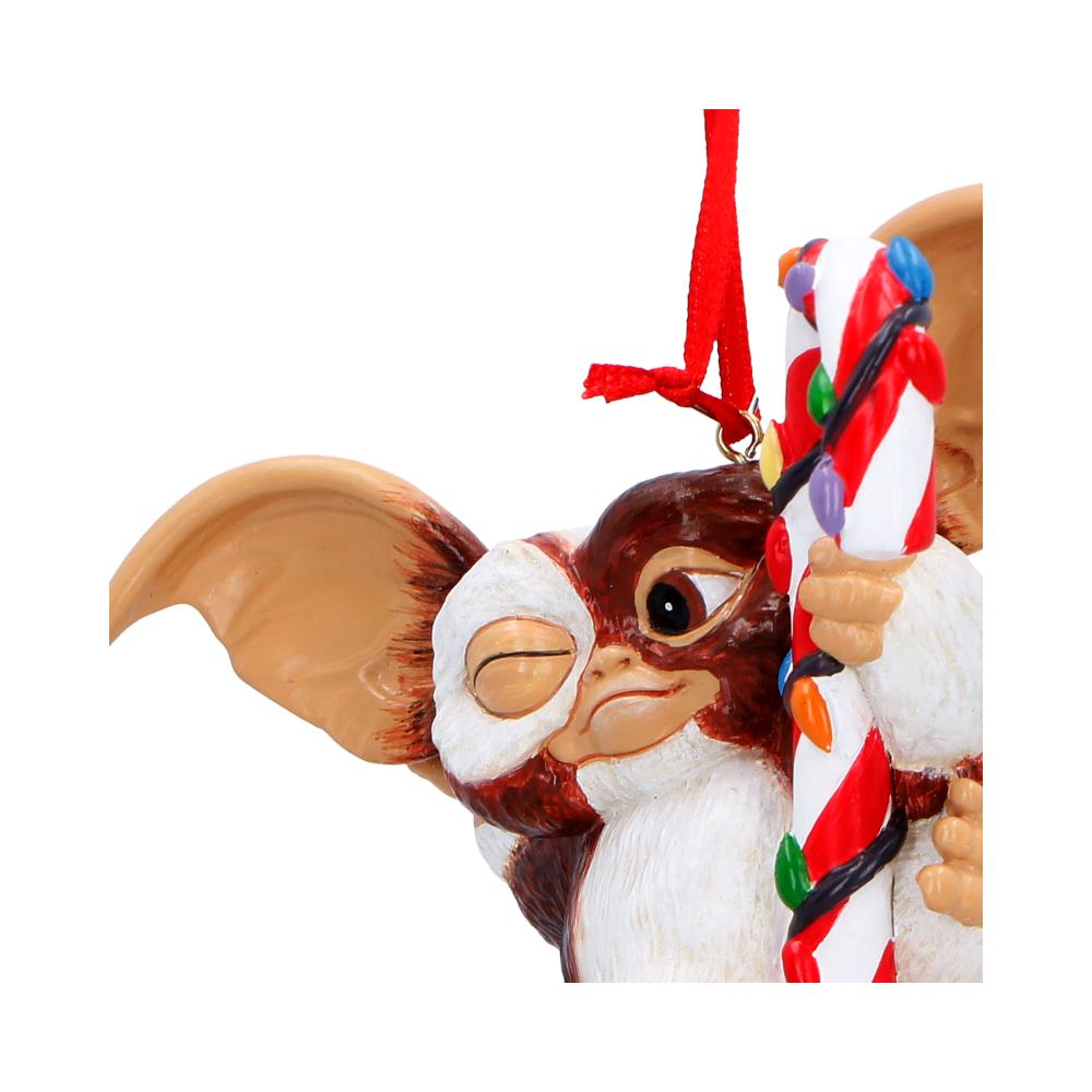 Gremlins Gizmo Festive Candy Cane Hanging Ornament 10.5cm 4