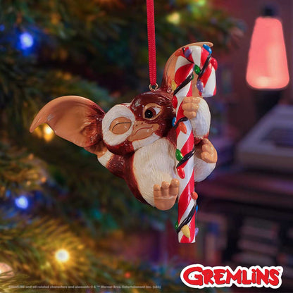 Gremlins Gizmo Festive Candy Cane Hanging Ornament 10.5cm 6
