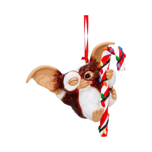 Gremlins Gizmo Festive Candy Cane Hanging Ornament 10.5cm 1