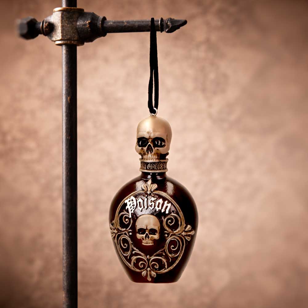 Poison Bottle Hanging Ornament 8.3cm