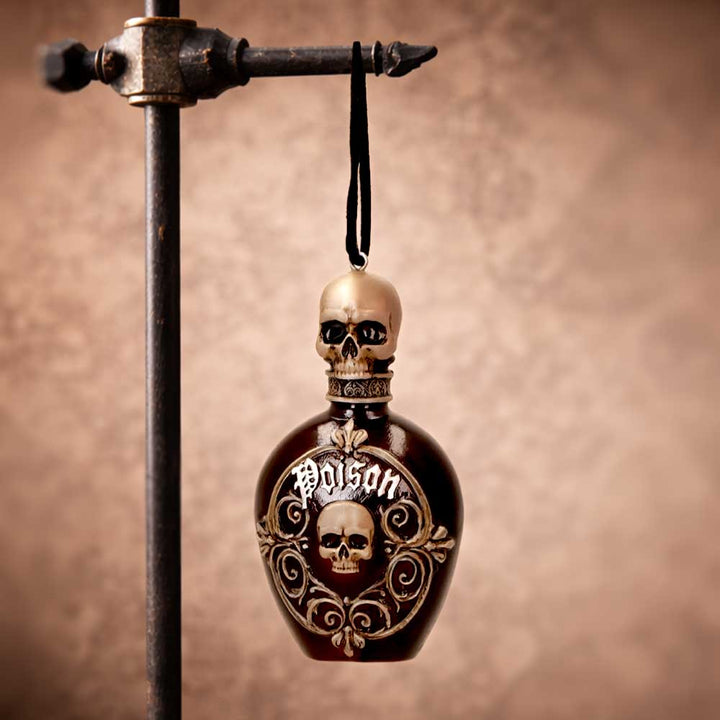 Poison Bottle Hanging Ornament 8.3cm