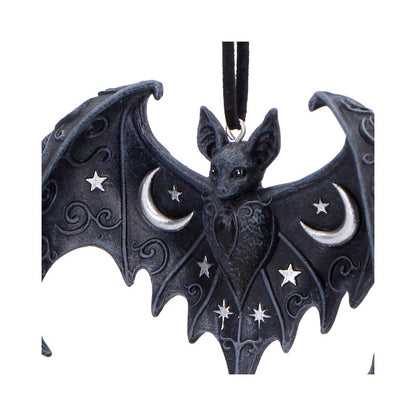 Lunar Wing Hanging Black Bat Ornament 7.2cm 4