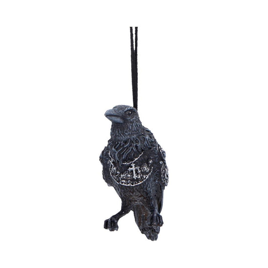 Last Omen Hanging Black Raven Ornament 7cm 2