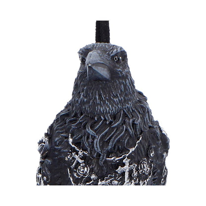 Last Omen Hanging Black Raven Ornament 7cm 4