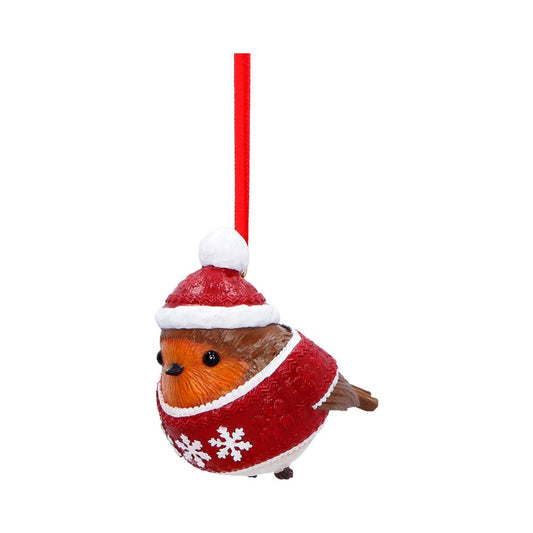 Robin Winter Warmth Hanging Ornament 7cm 2
