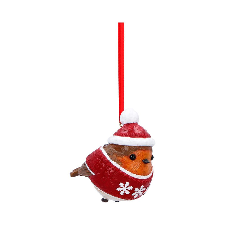 Robin Winter Warmth Hanging Ornament 7cm