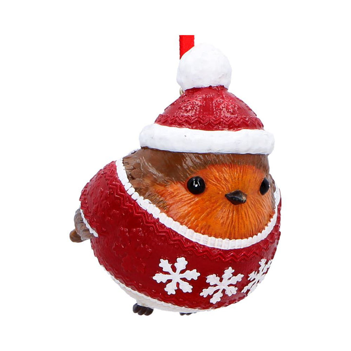 Robin Winter Warmth Hanging Ornament 7cm