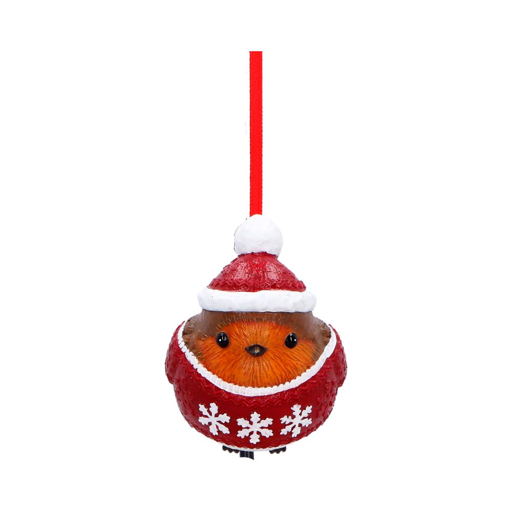 Robin Winter Warmth Hanging Ornament 7cm 1