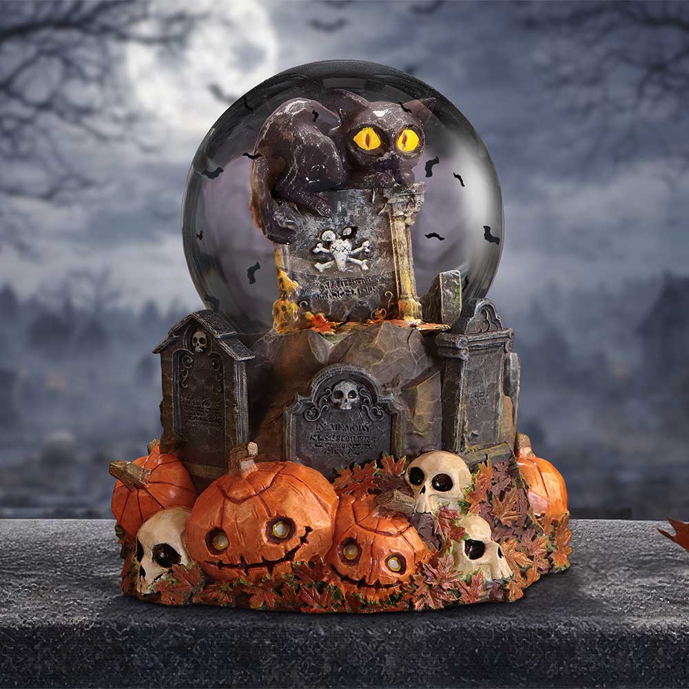 The Last Perch Gothic Raven Gravestone 25.3cm 7
