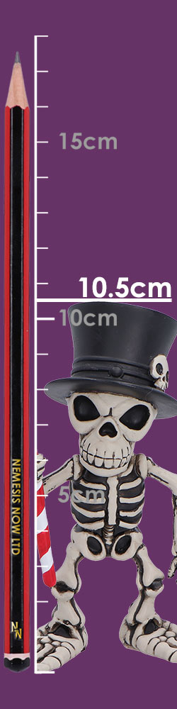 Silent Nightmares Candyman Candy Man Christmas Skeleton Figurine 10.5cm