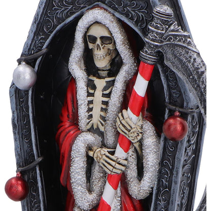 Silent Nightmares Merry Cryptmas Christmas Reaper Coffin Figurine 17.5cm 5