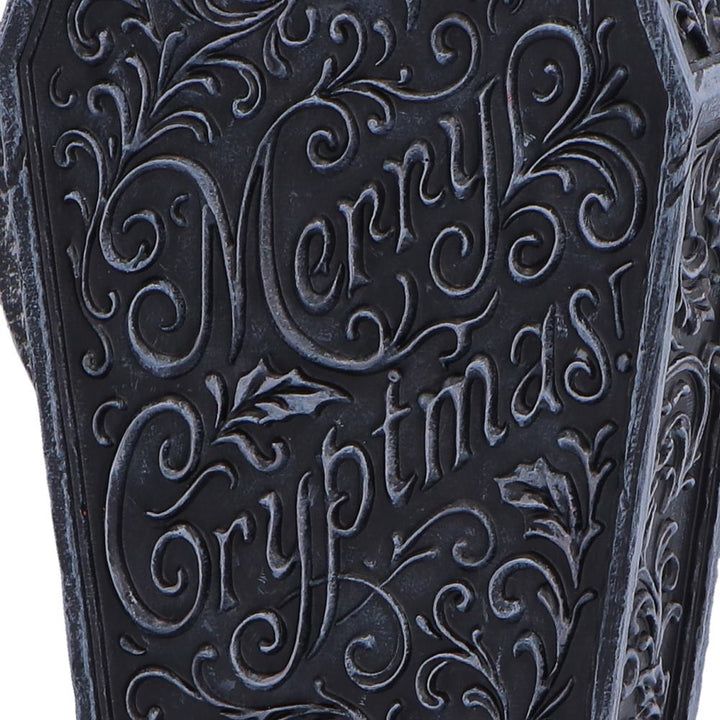 Silent Nightmares Merry Cryptmas Christmas Reaper Coffin Figurine 17.5cm