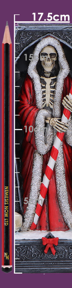 Silent Nightmares Merry Cryptmas Christmas Reaper Coffin Figurine 17.5cm