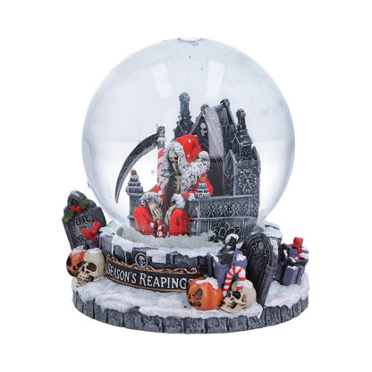 Silent Nightmares Seasons Reapings Christmas Reaper Snow Globe 12.5cm 2