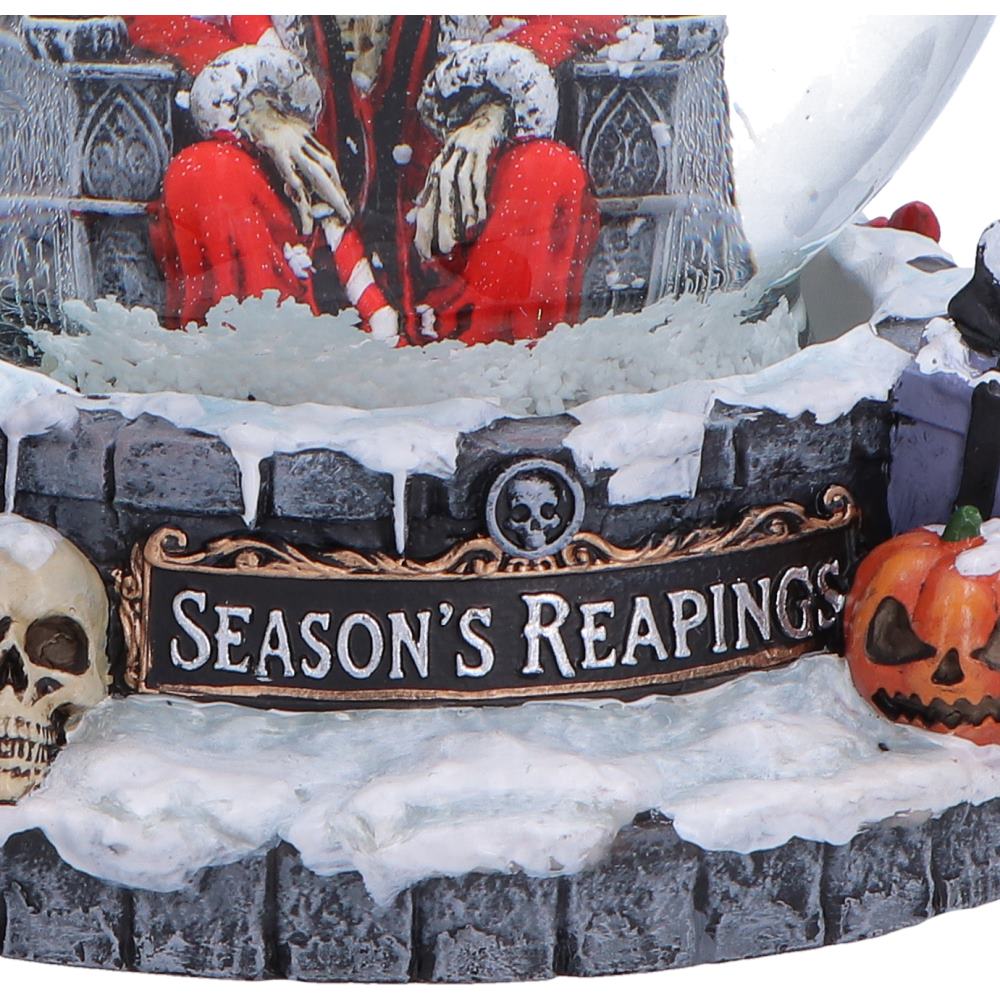 Silent Nightmares Seasons Reapings Christmas Reaper Snow Globe 12.5cm 5