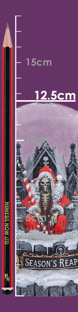 Silent Nightmares Seasons Reapings Christmas Reaper Snow Globe 12.5cm 8