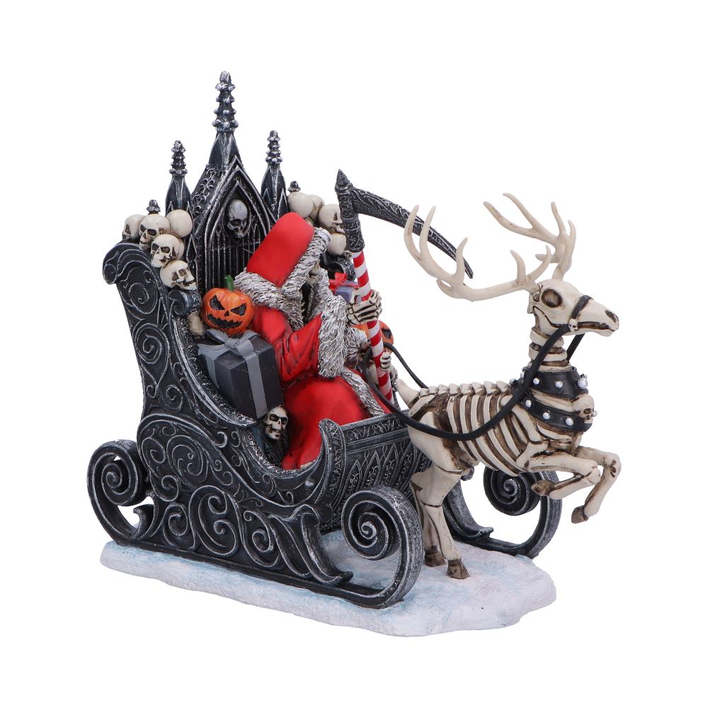 Silent Nightmares Slay Bells Christmas Sleigh Reaper Figurine 16cm