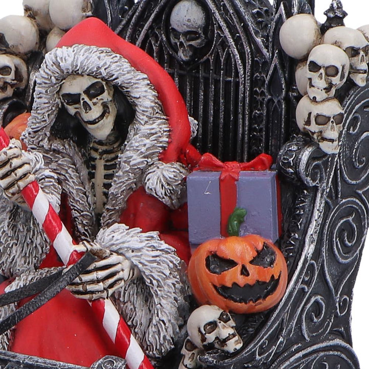Silent Nightmares Slay Bells Christmas Sleigh Reaper Figurine 16cm