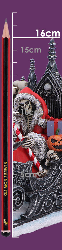 Silent Nightmares Slay Bells Christmas Sleigh Reaper Figurine 16cm 8