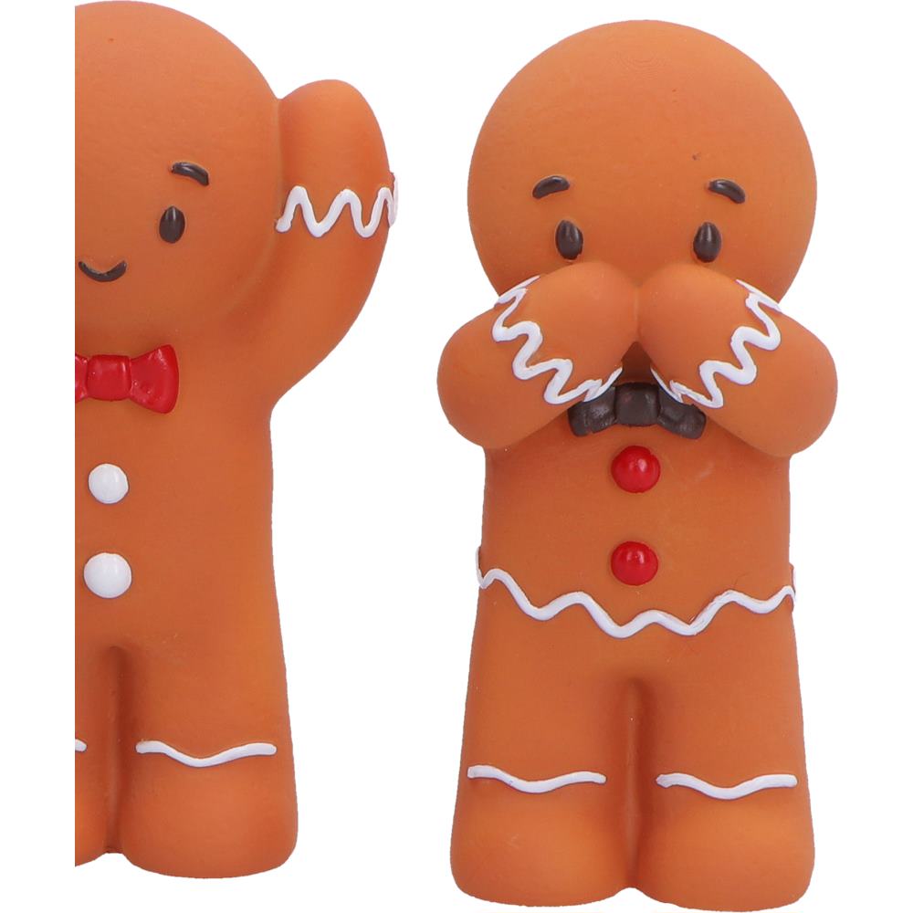 Three Wise Gingerbread Men Figurine set 9cm 6