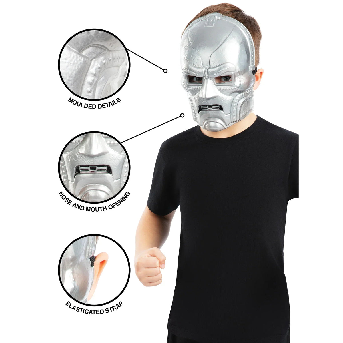 Marvel Avengers Doomsday Doctor Doom Mask for Kids - Image 3