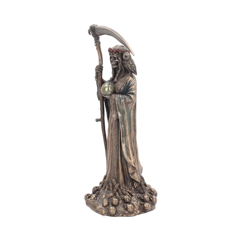 Santa Muerte Reaper Finished in Bronze 29cm Resin Statue 2