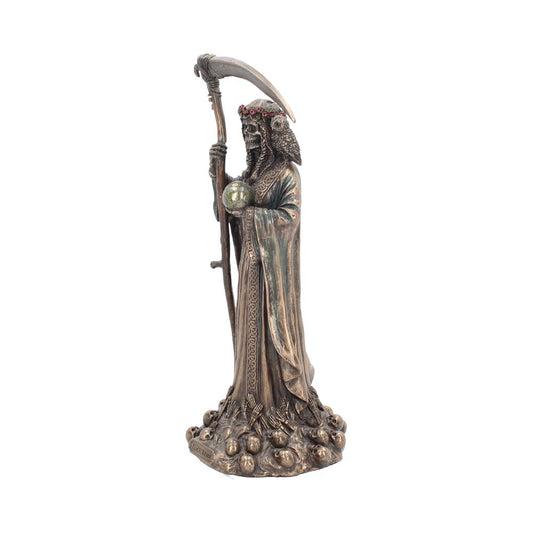 Santa Muerte Reaper Finished in Bronze 29cm Resin Statue 2
