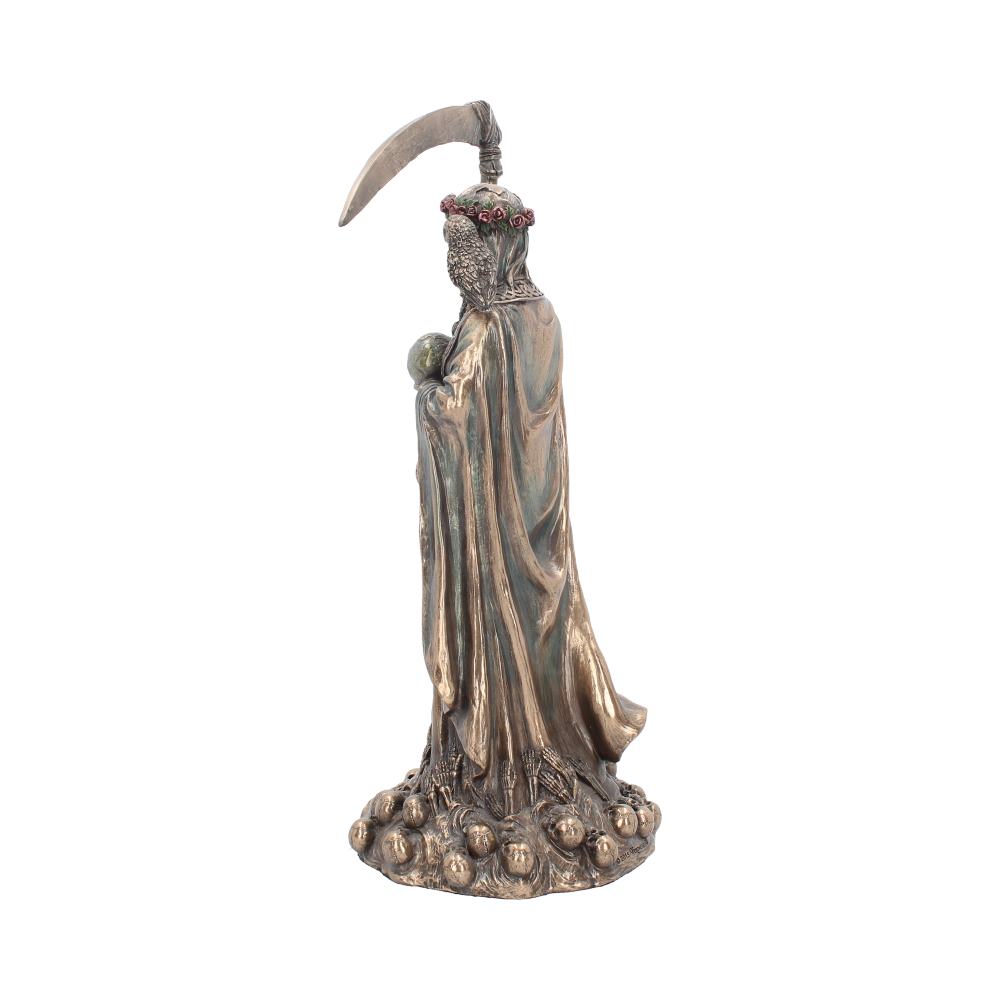 Santa Muerte Reaper Finished in Bronze 29cm Resin Statue 3
