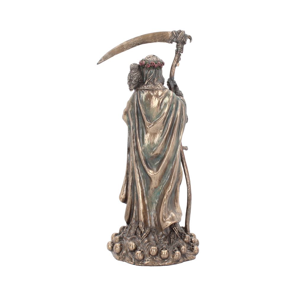 Santa Muerte Reaper Finished in Bronze 29cm Resin Statue 4