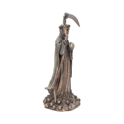 Santa Muerte Reaper Finished in Bronze 29cm Resin Statue 6