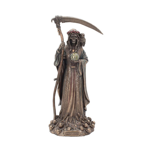 Santa Muerte Reaper Finished in Bronze 29cm Resin Statue 1