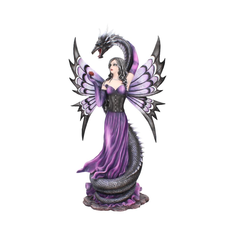Guardians Embrace Large Dark Fairy Dragon Ornament Guardians 60cm 1