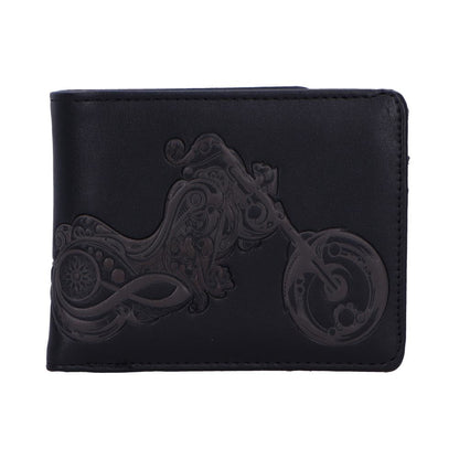 Embossed Motorcycle Bike Wallet 11cm 1